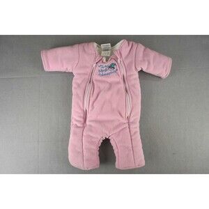 Baby Merlin's Magic Sleepsuit Pink Cotton Transition Swaddle Large 6-9 Months